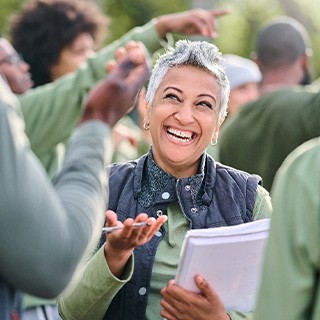 Digital illustration of implant dentures