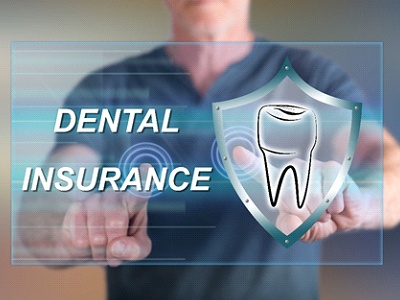 Dental insurance on digital screen