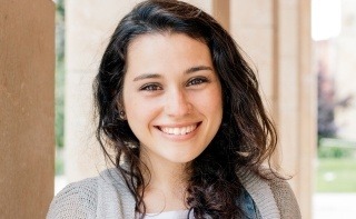 Woman sharing healthy smile